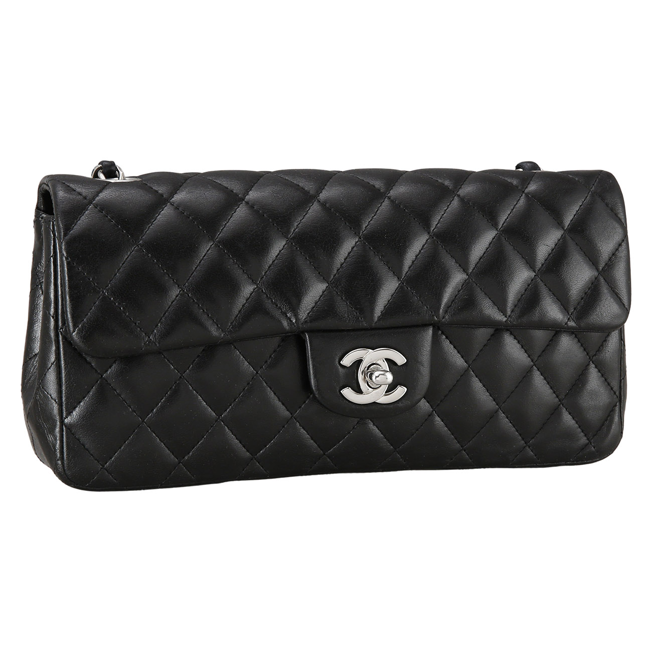 CHANEL(USED)샤넬 레더 바게트백