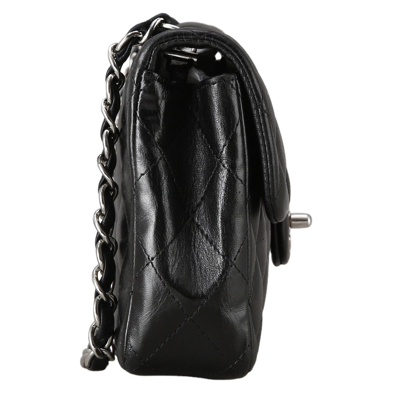 CHANEL(USED)샤넬 레더 바게트백