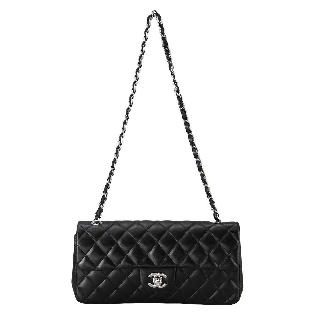 CHANEL(USED)샤넬 레더 바게트백