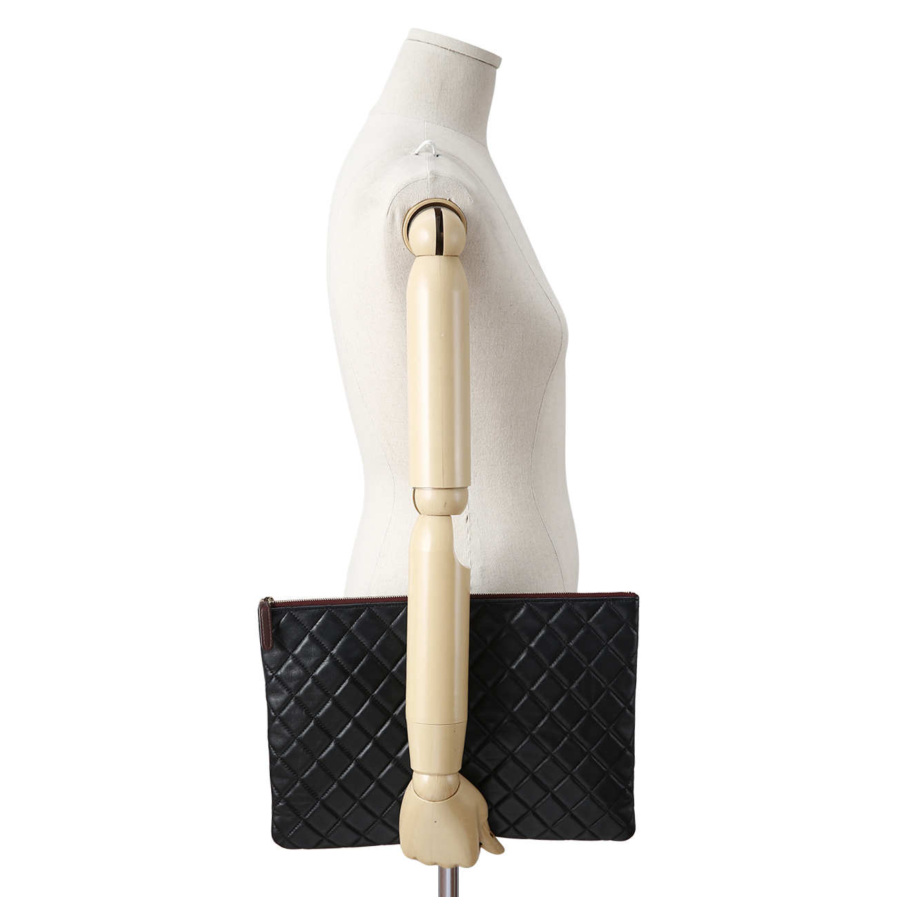 CHANEL(USED)샤넬 램스킨 클래식 클러치 라지