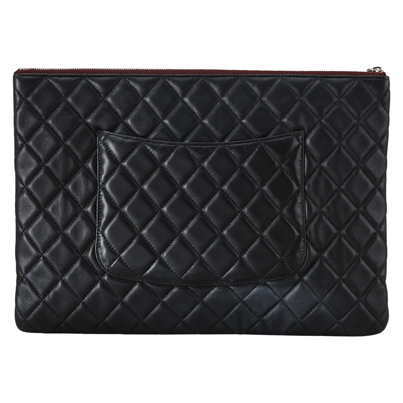 CHANEL(USED)샤넬 램스킨 클래식 클러치 라지