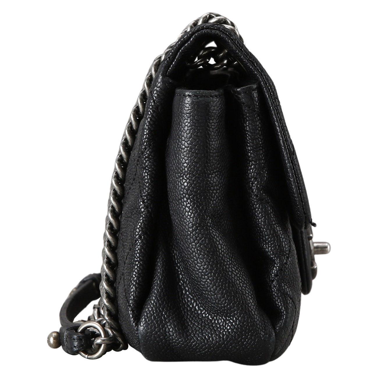 CHANEL(USED)샤넬 시즌 CC로고 플랩 체인백