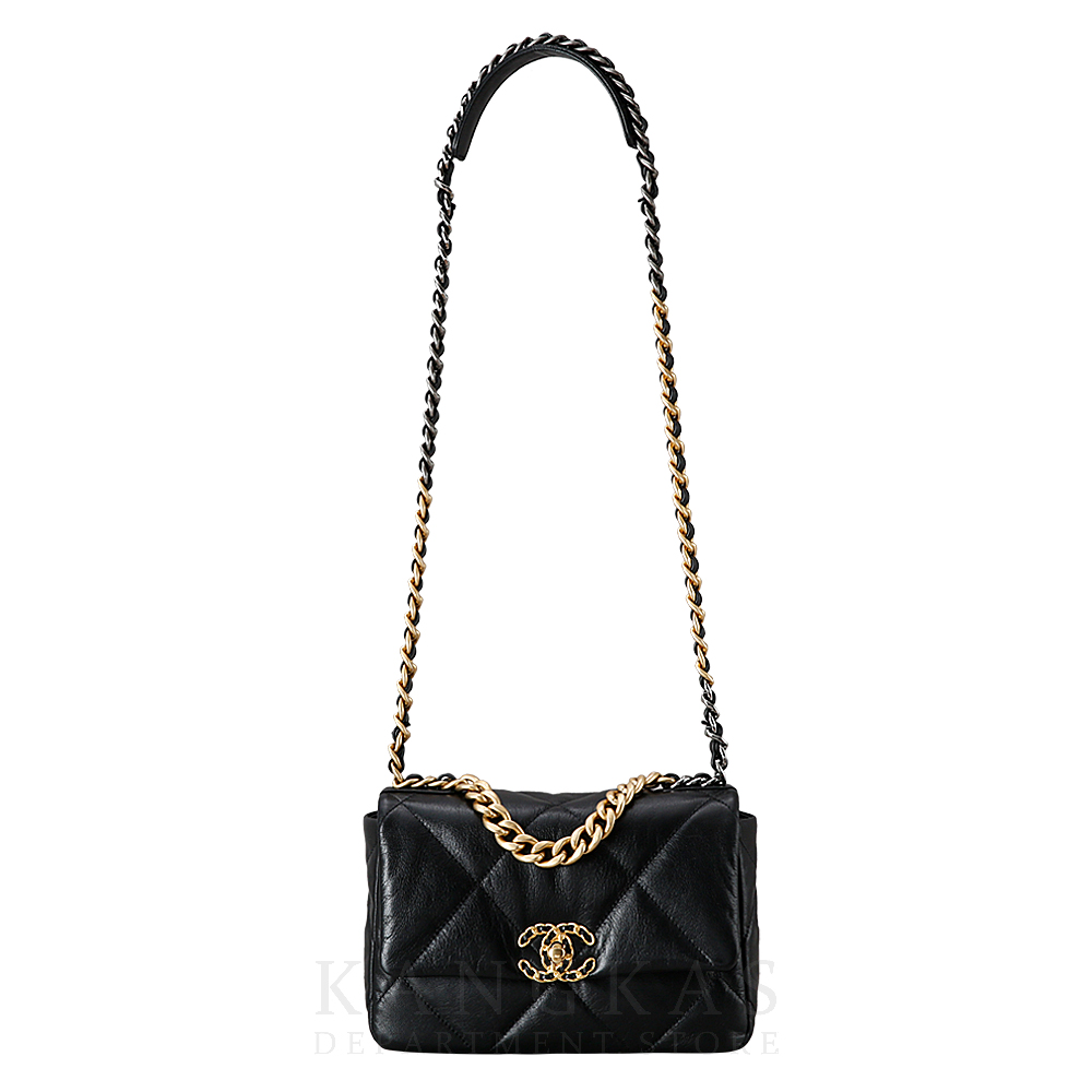 CHANEL(USED)샤넬 19백 미디움 고트스킨