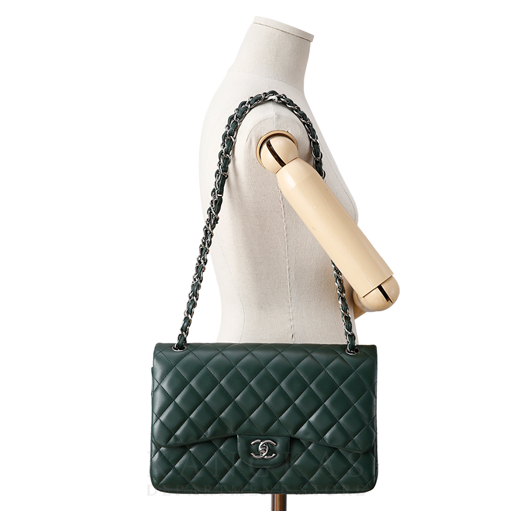 CHANEL(USED)샤넬 클래식 램스킨 점보