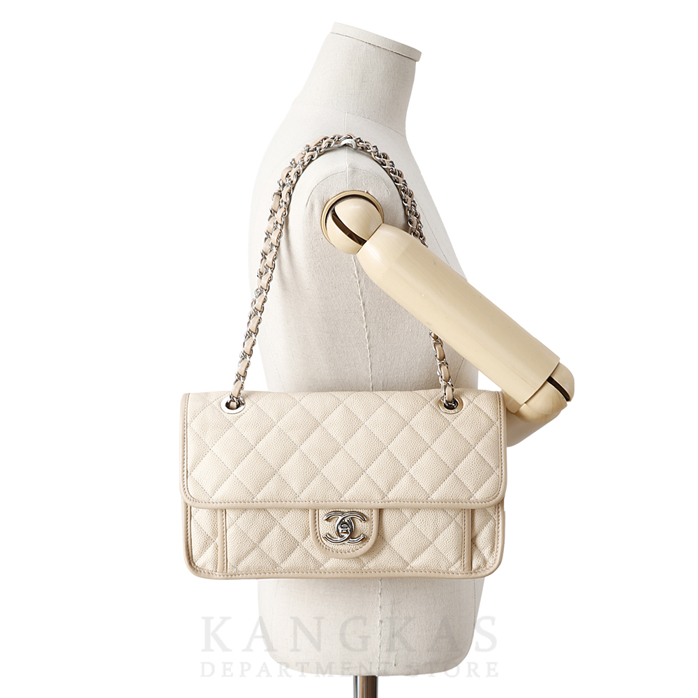 CHANEL(USED)샤넬 시즌 캐비어 플랩 체인백