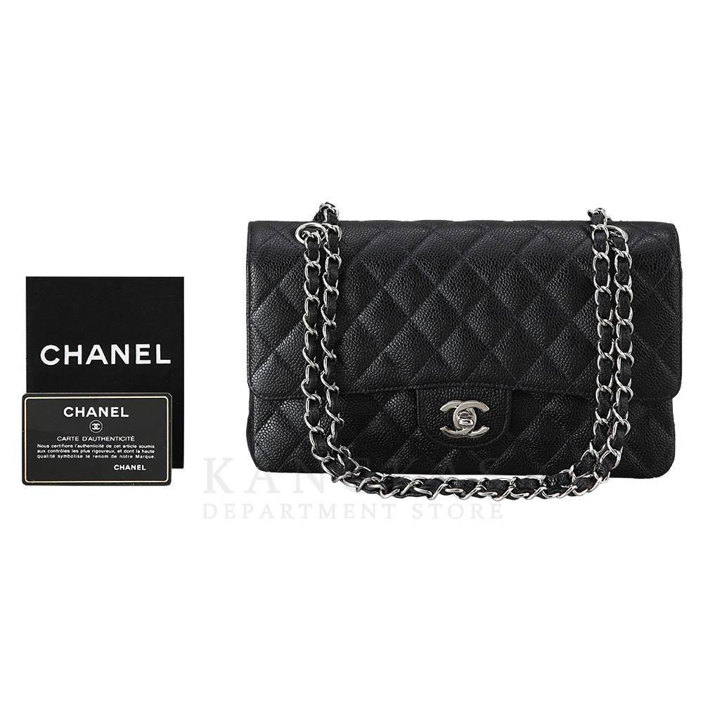 CHANEL(USED)샤넬 캐비어 클래식 미듐 플랩백