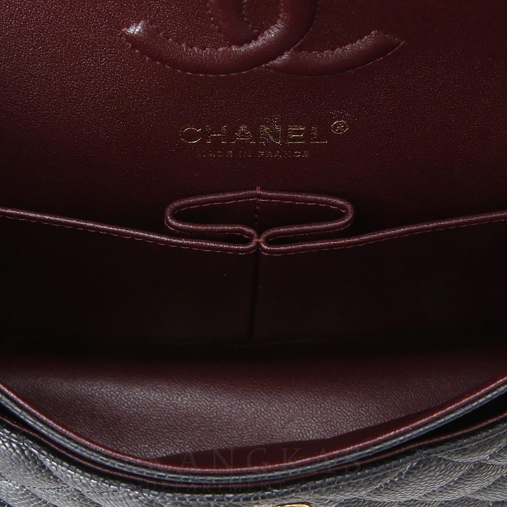 CHANEL(USED)샤넬 캐비어 클래식 스몰 플랩백 금장
