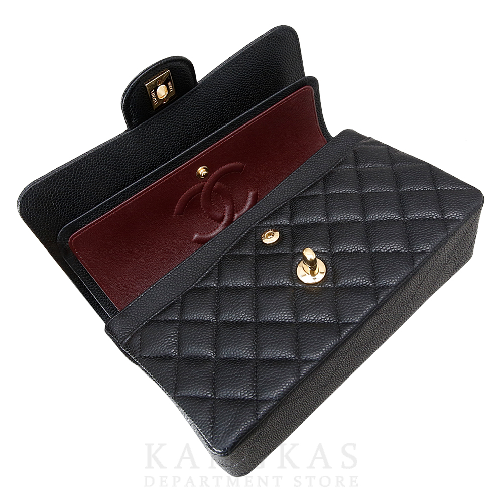 CHANEL(USED)샤넬 캐비어 클래식 스몰 플랩백 금장