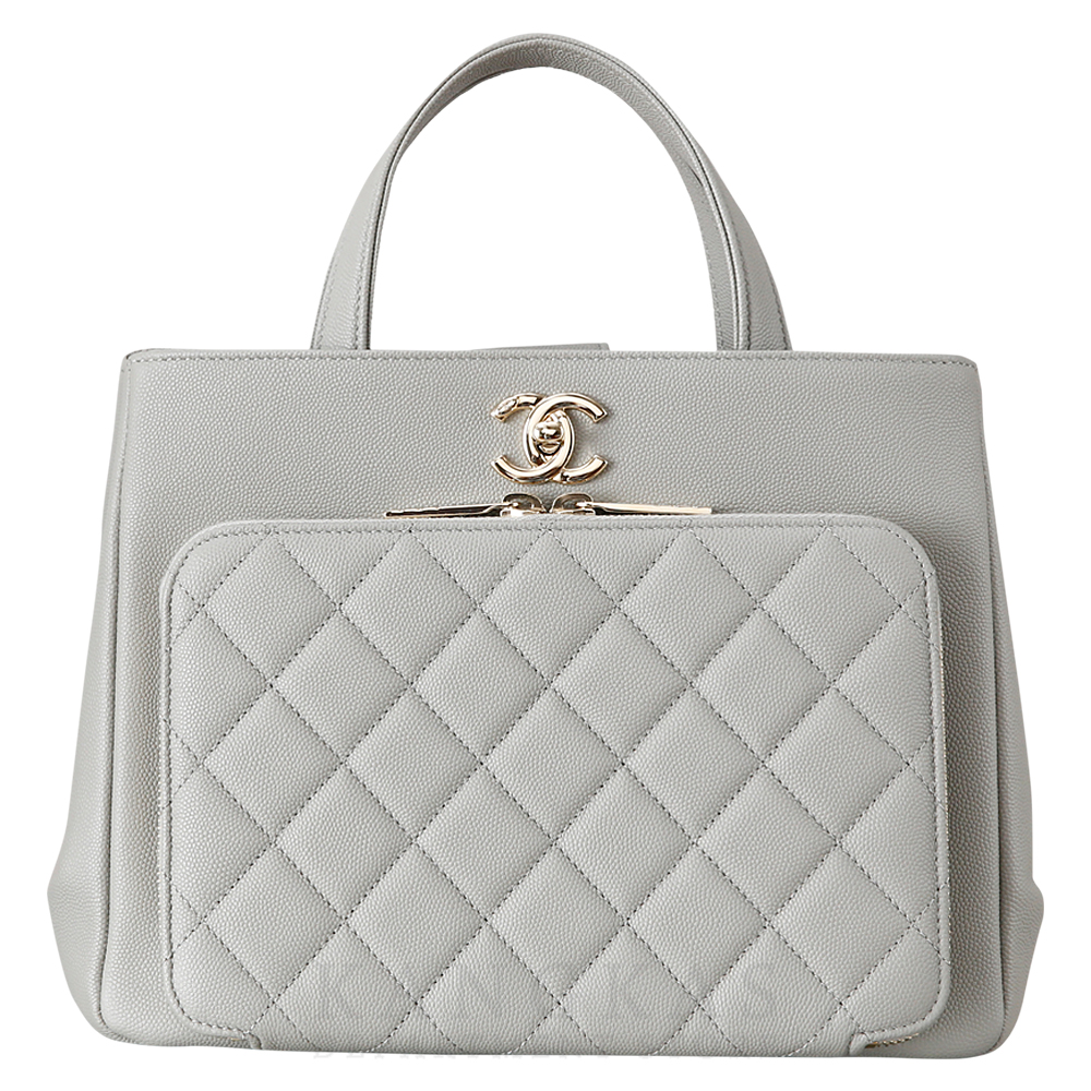 CHANEL(USED)샤넬 A93750 캐비어 비지니스 어피티니 토트겸 숄더백