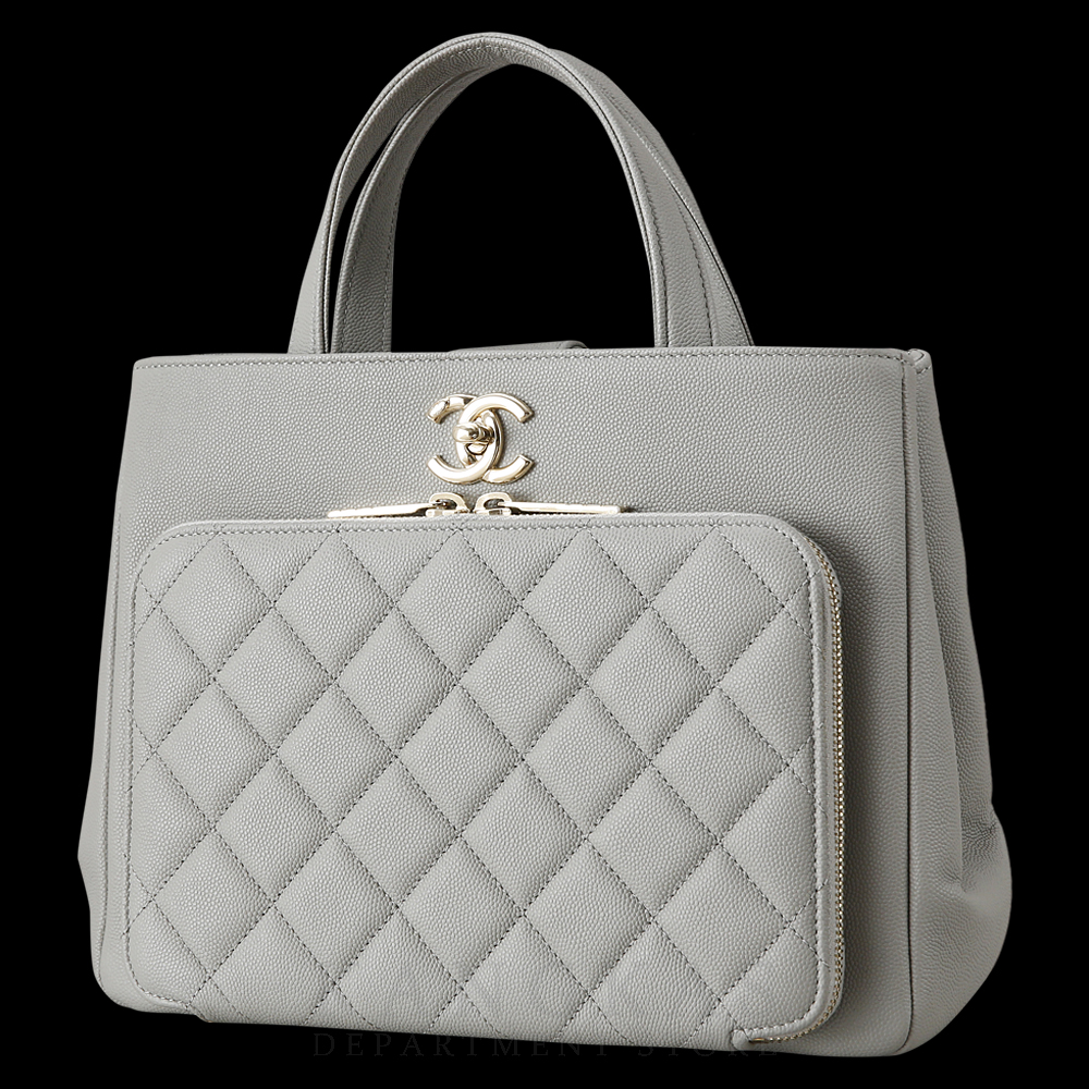 CHANEL(USED)샤넬 A93750 캐비어 비지니스 어피티니 토트겸 숄더백