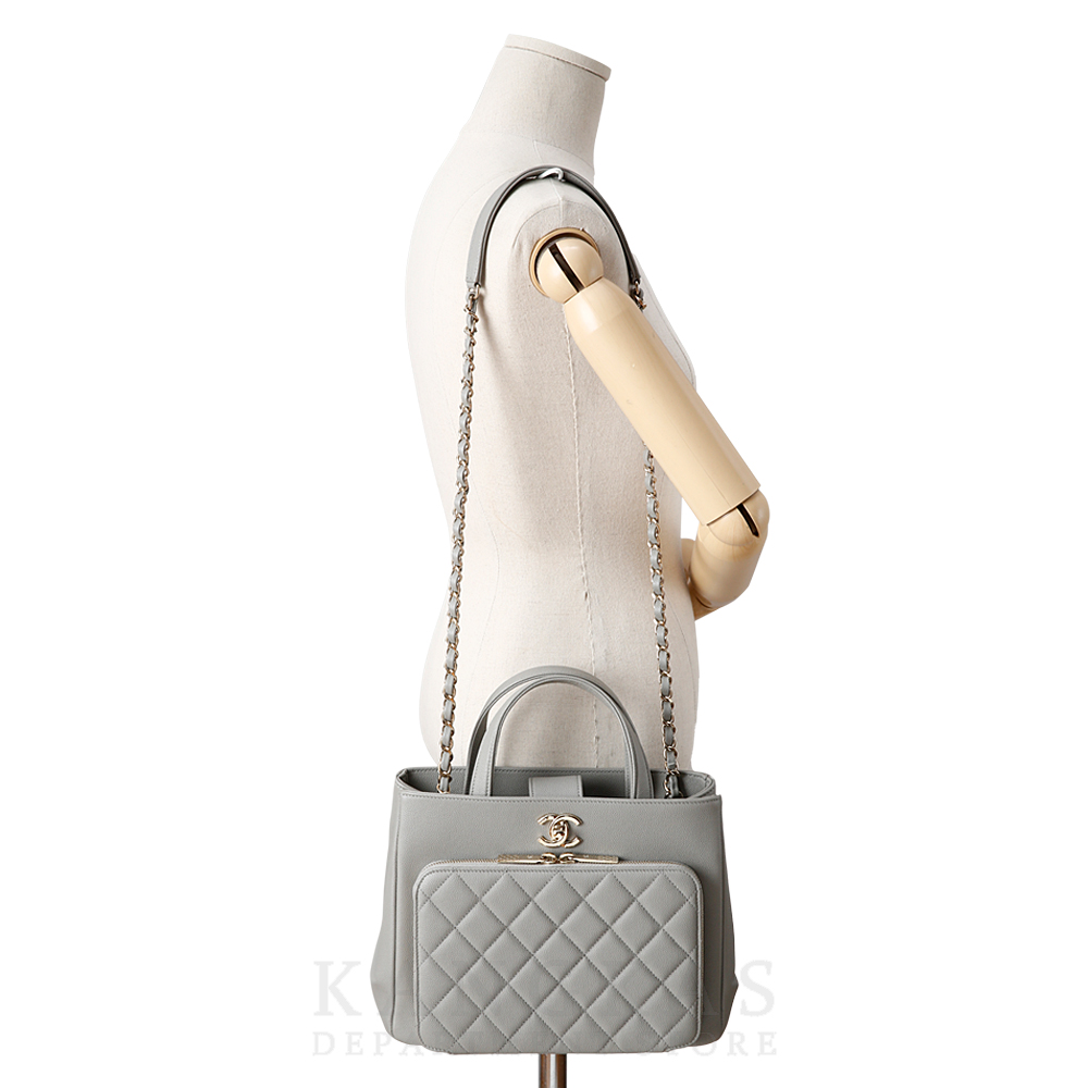 CHANEL(USED)샤넬 A93750 캐비어 비지니스 어피티니 토트겸 숄더백