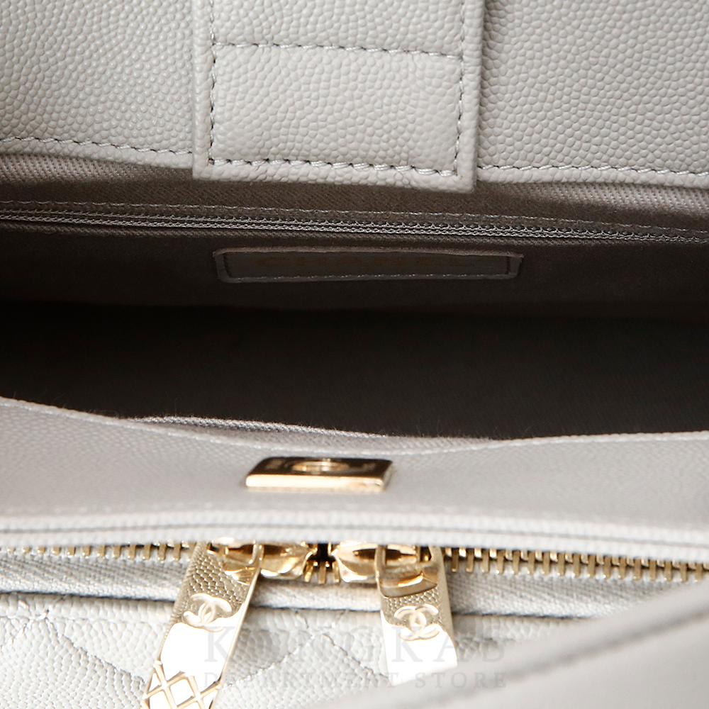 CHANEL(USED)샤넬 A93750 캐비어 비지니스 어피티니 토트겸 숄더백