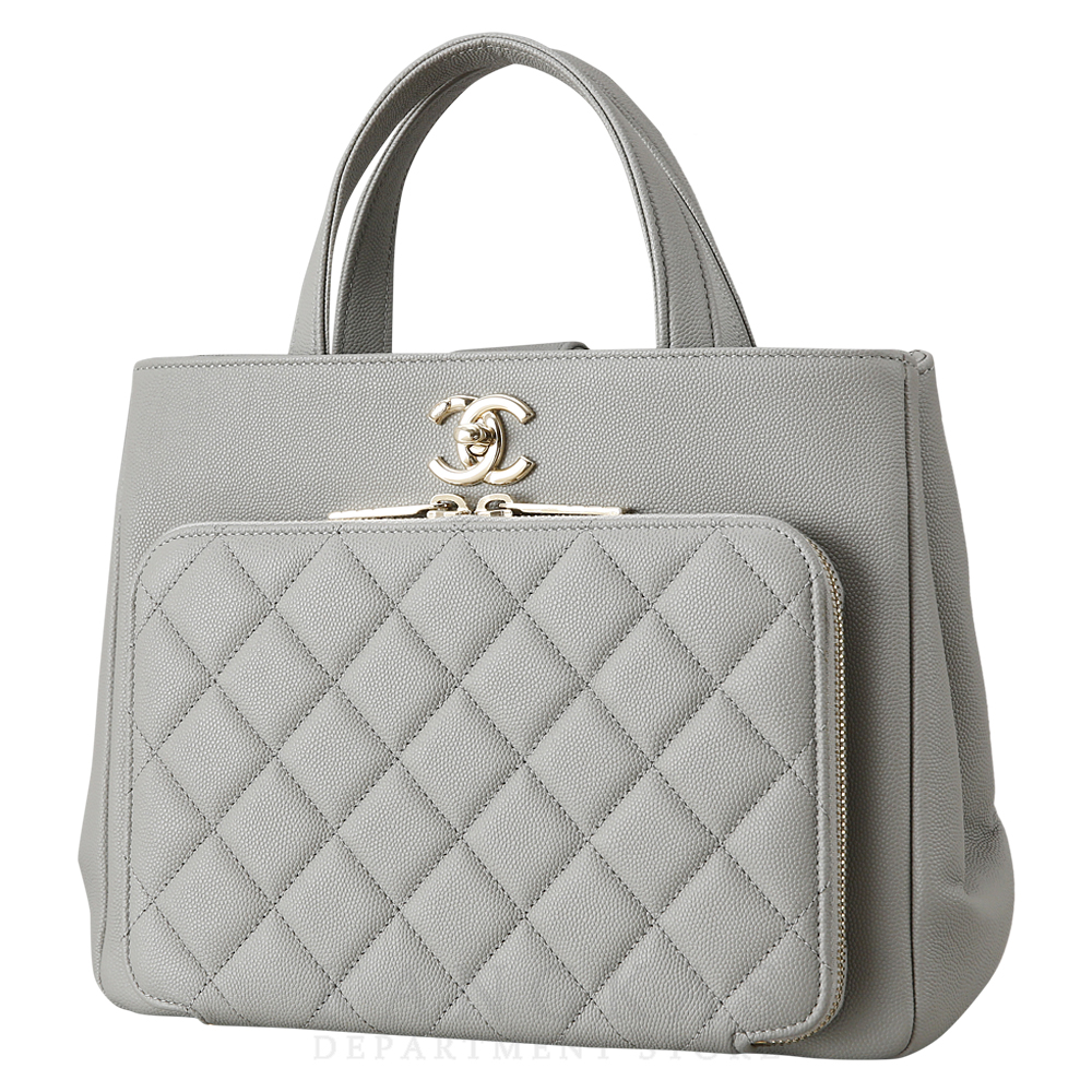 CHANEL(USED)샤넬 A93750 캐비어 비지니스 어피티니 토트겸 숄더백
