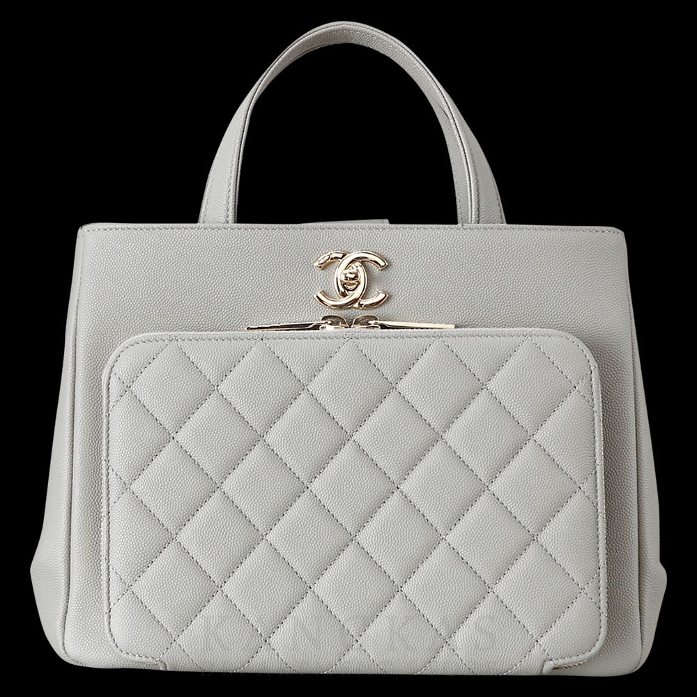CHANEL(USED)샤넬 A93750 캐비어 비지니스 어피티니 토트겸 숄더백