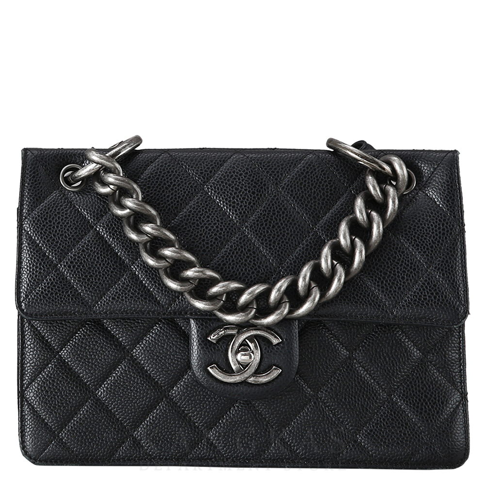 CHANEL(USED)샤넬 시즌 캐비어 체인 플랩백