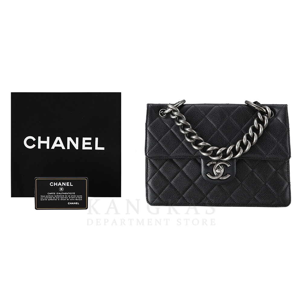 CHANEL(USED)샤넬 시즌 캐비어 체인 플랩백