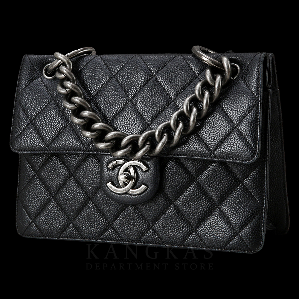 CHANEL(USED)샤넬 시즌 캐비어 체인 플랩백