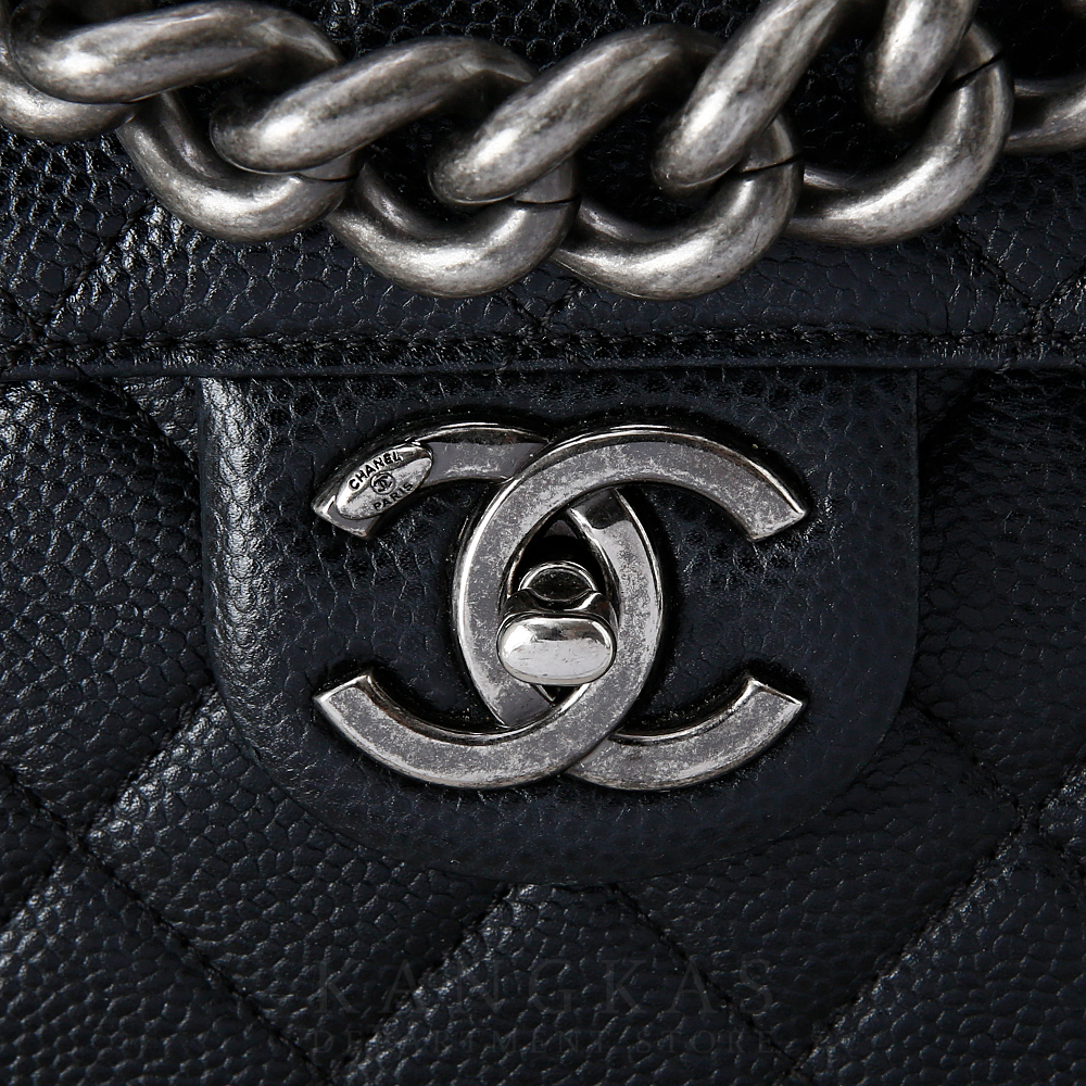 CHANEL(USED)샤넬 시즌 캐비어 체인 플랩백