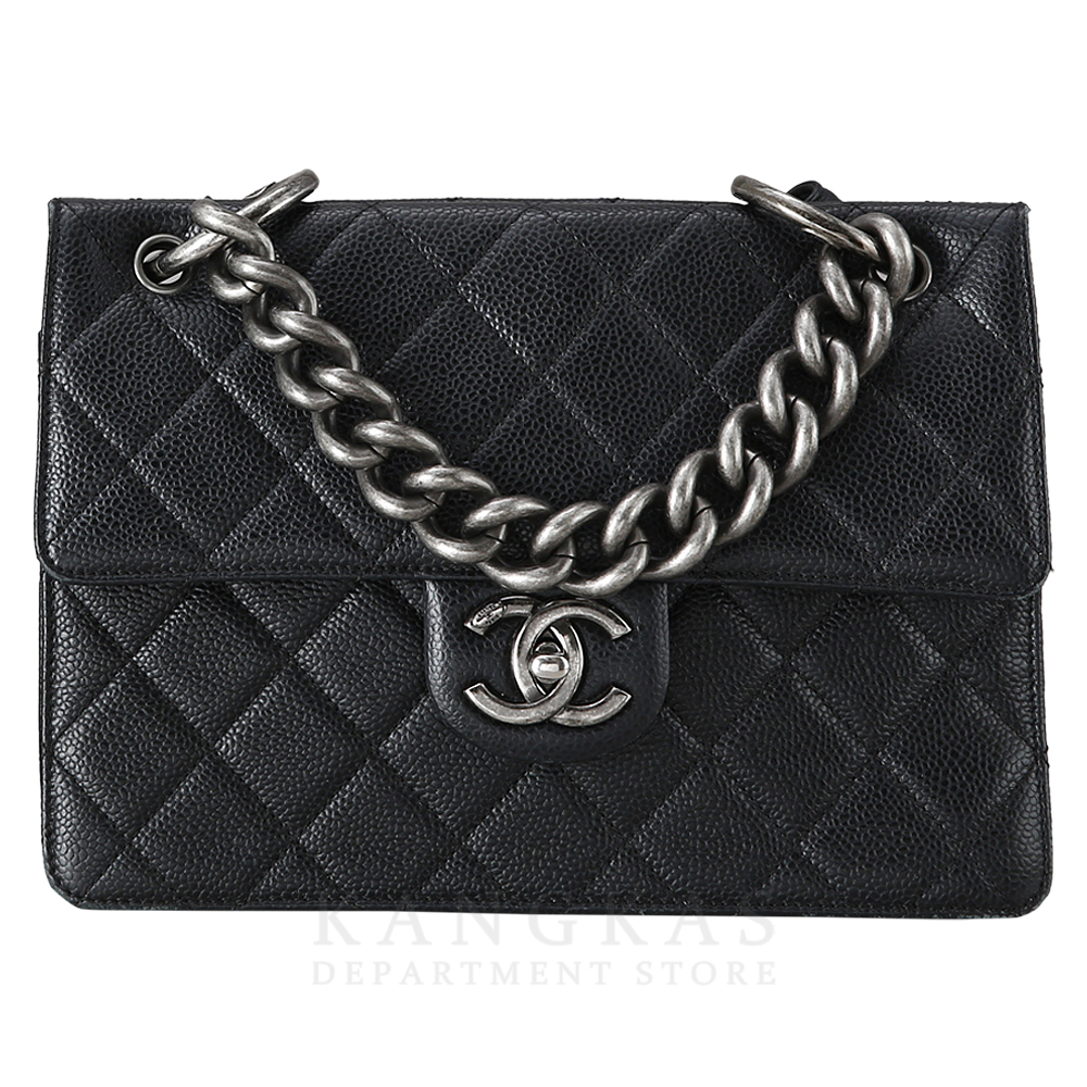 CHANEL(USED)샤넬 시즌 캐비어 체인 플랩백