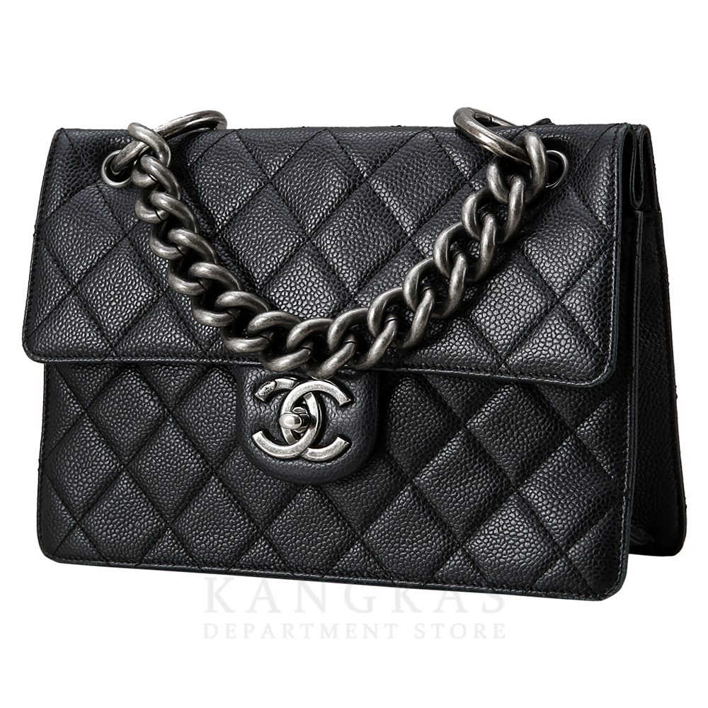 CHANEL(USED)샤넬 시즌 캐비어 체인 플랩백