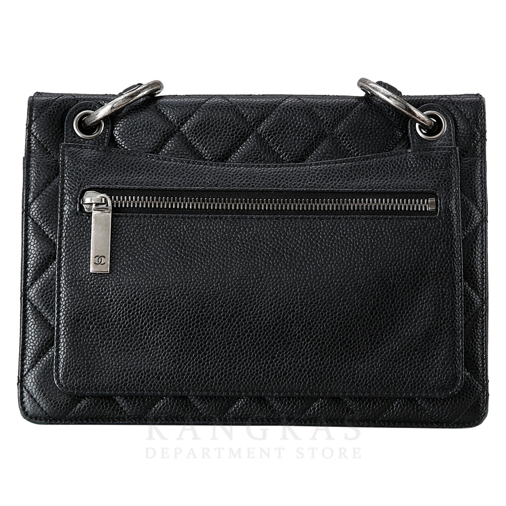 CHANEL(USED)샤넬 시즌 캐비어 체인 플랩백