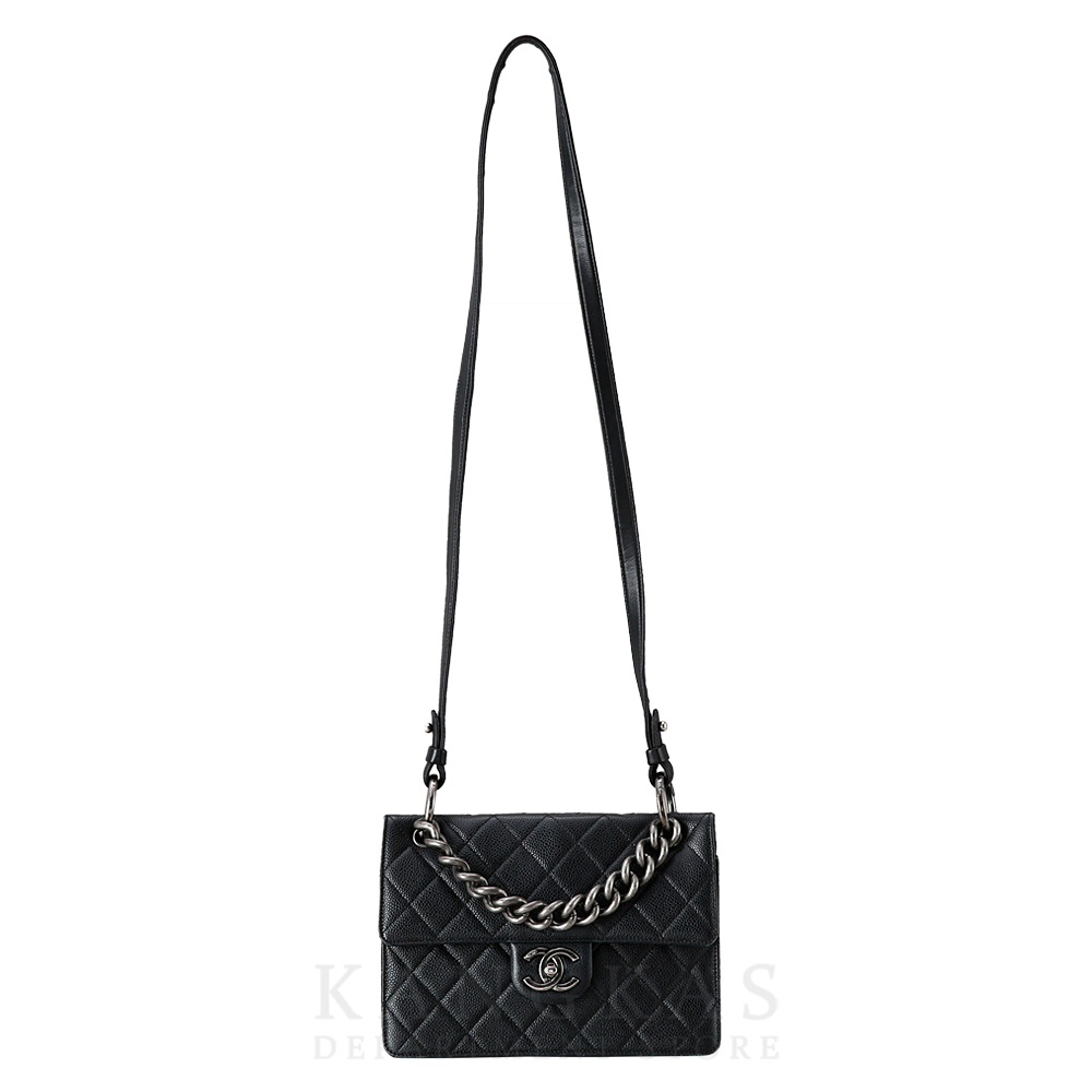 CHANEL(USED)샤넬 시즌 캐비어 체인 플랩백