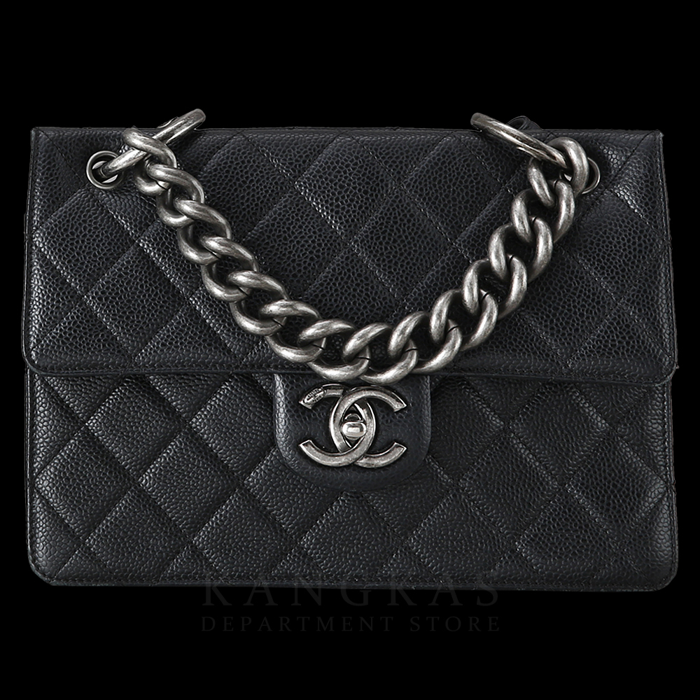 CHANEL(USED)샤넬 시즌 캐비어 체인 플랩백