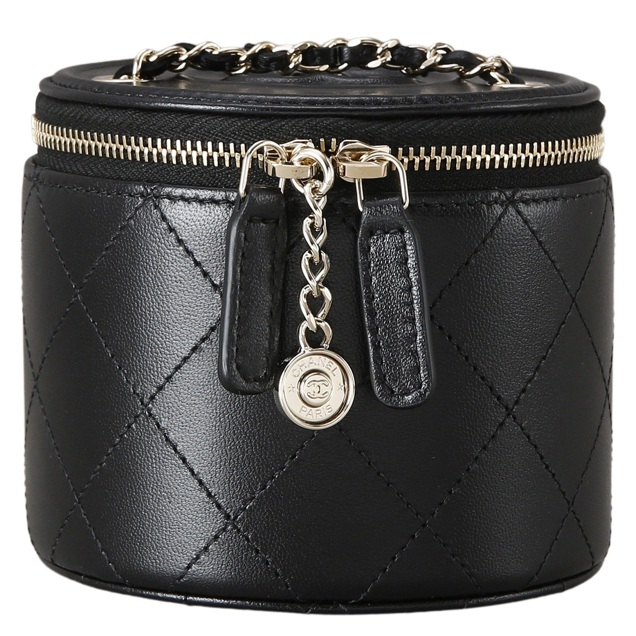 CHANEL(USED)샤넬 시즌 원통 베니티