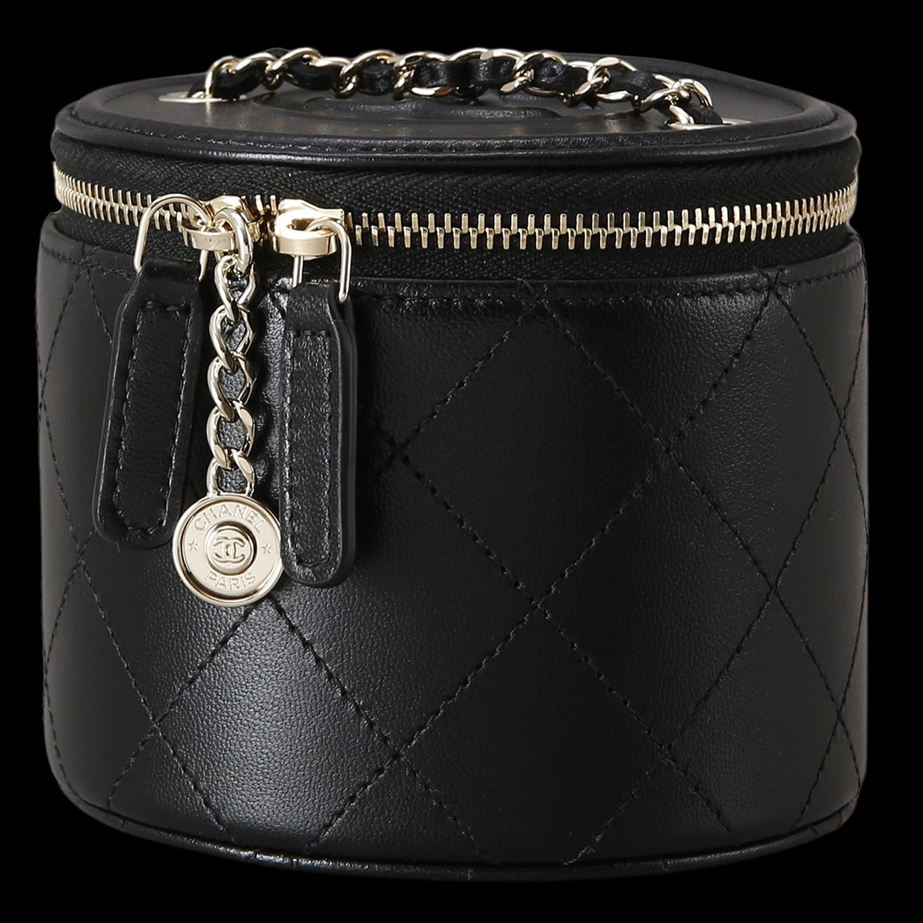 CHANEL(USED)샤넬 시즌 원통 베니티