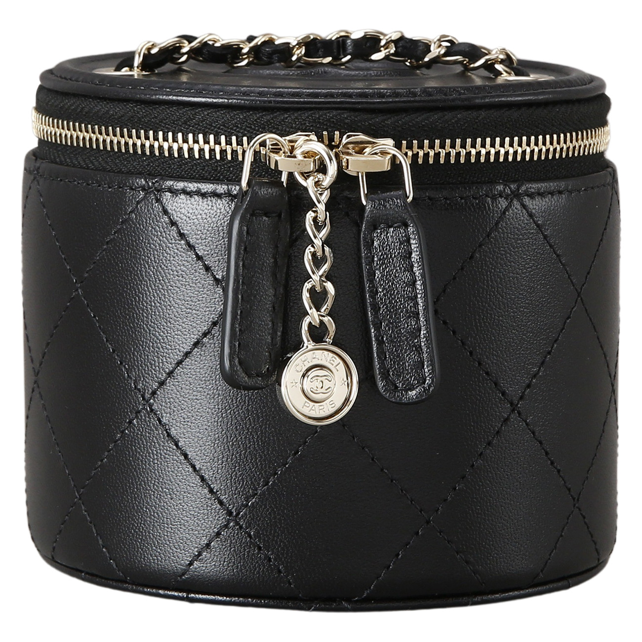 CHANEL(USED)샤넬 시즌 원통 베니티