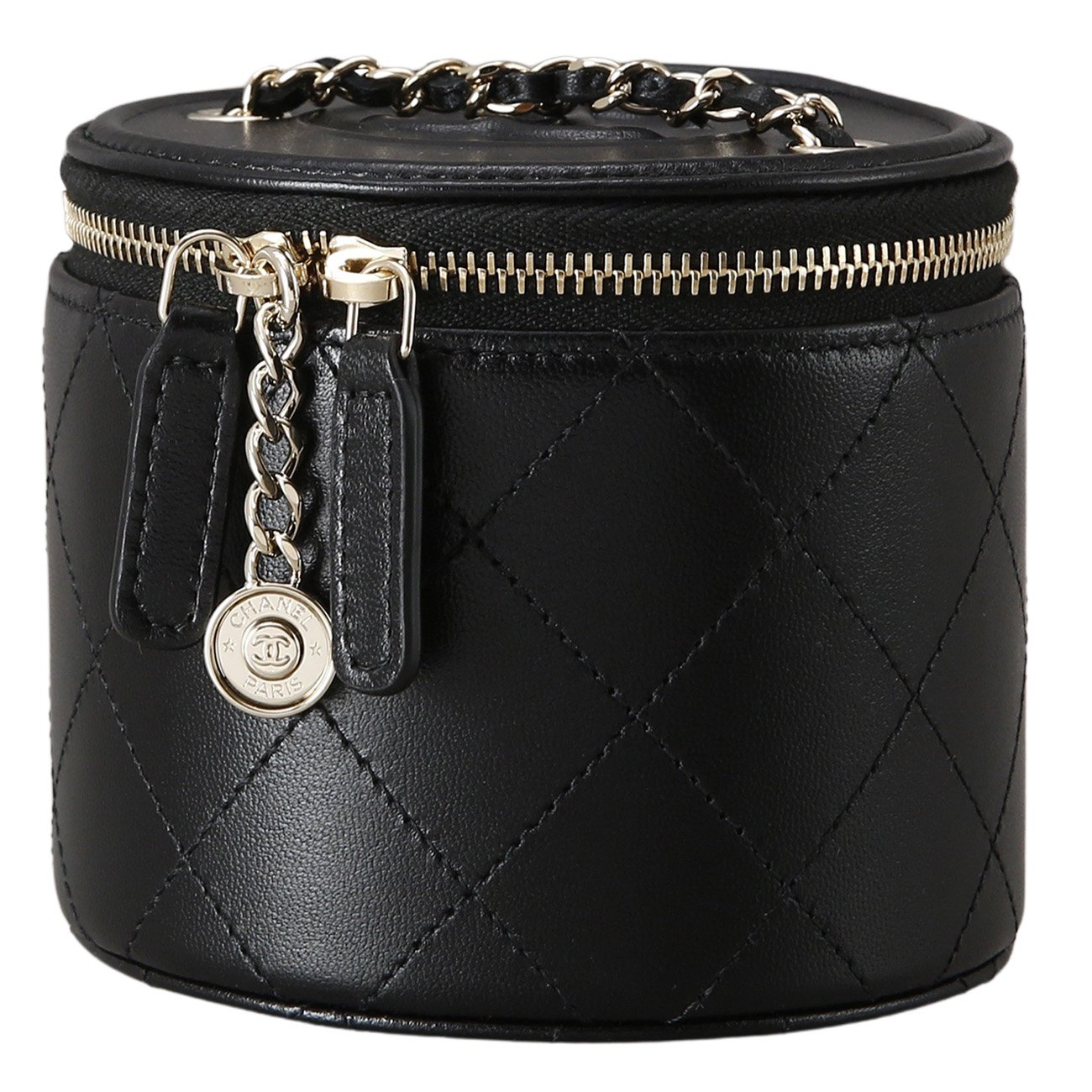 CHANEL(USED)샤넬 시즌 원통 베니티