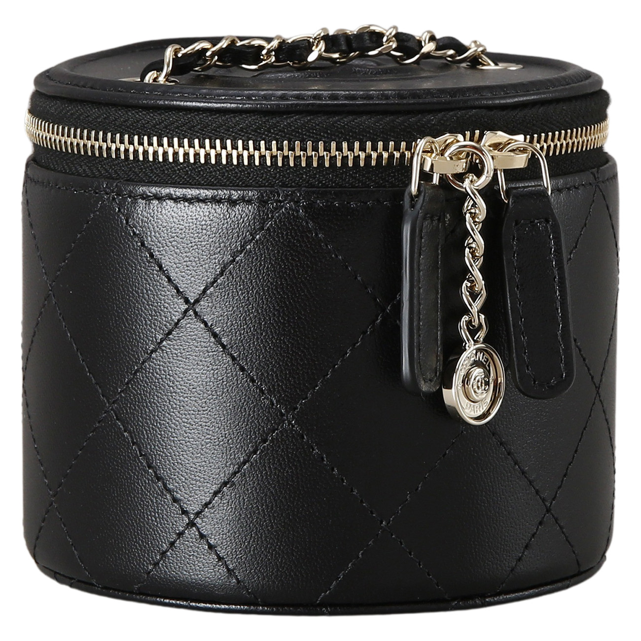 CHANEL(USED)샤넬 시즌 원통 베니티