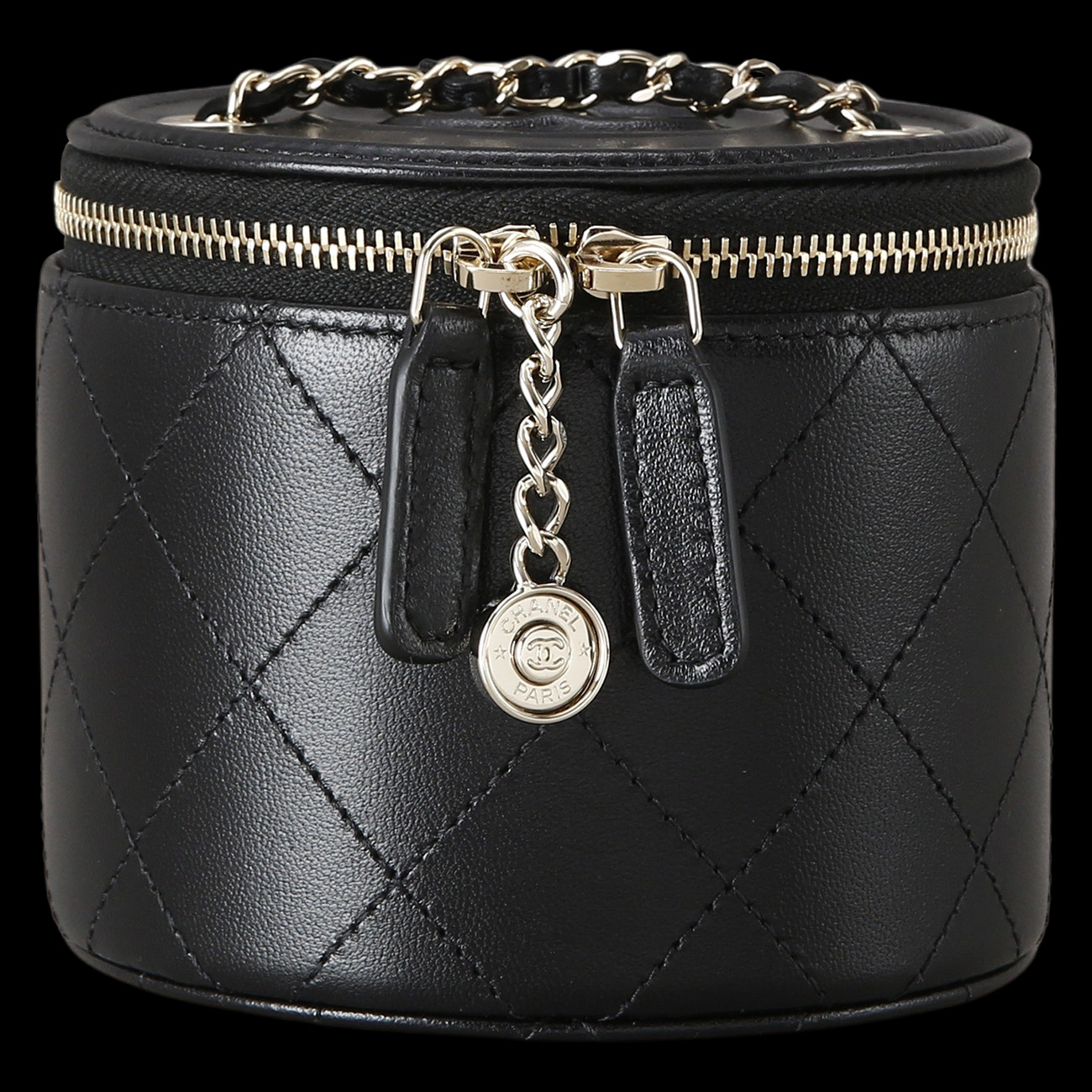 CHANEL(USED)샤넬 시즌 원통 베니티