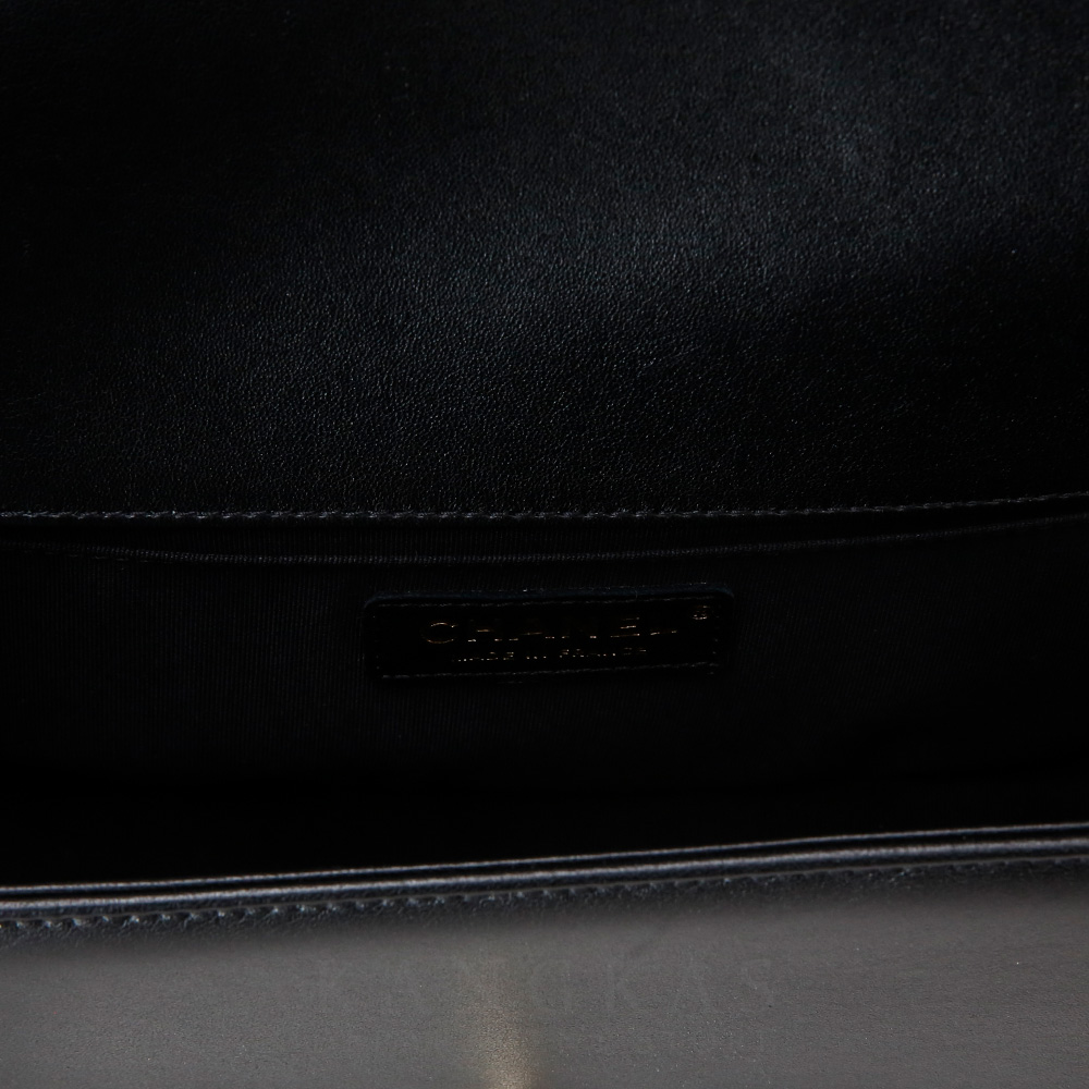 CHANEL(USED)샤넬 램스킨 보이샤넬 미듐
