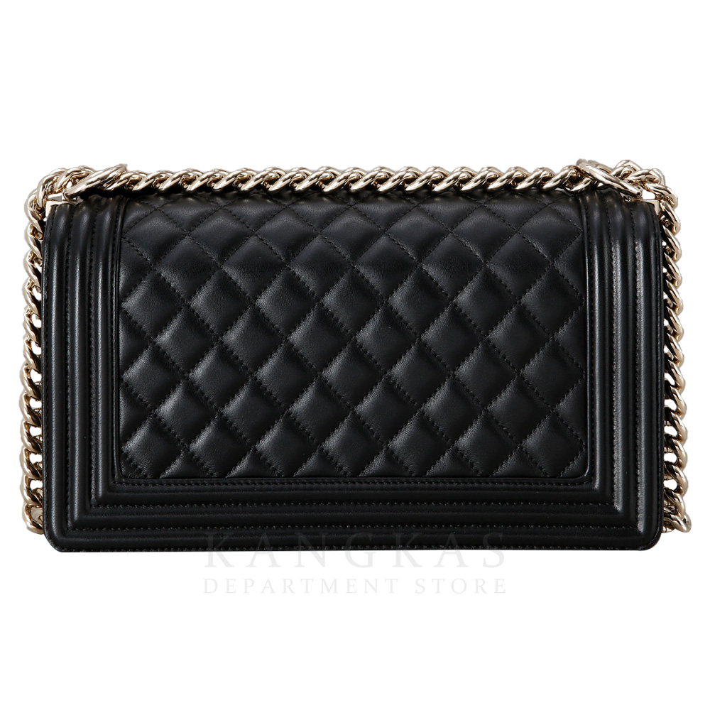 CHANEL(USED)샤넬 램스킨 보이샤넬 미듐