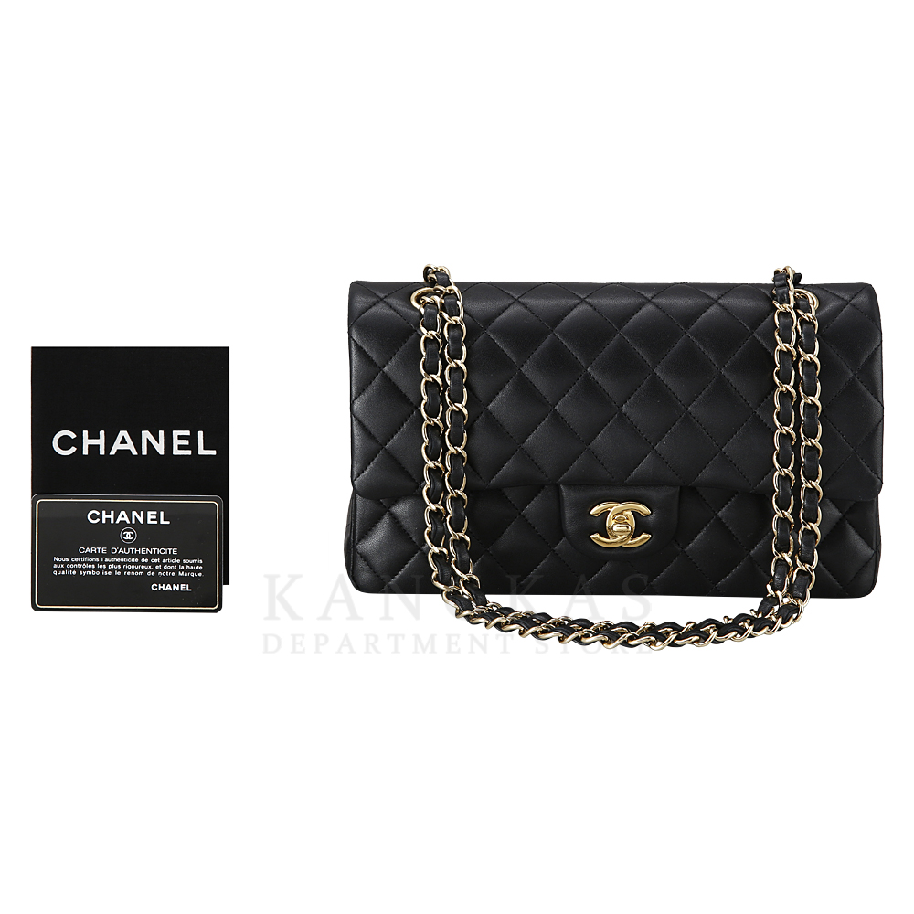 CHANEL(USED)샤넬 램스킨 클래식 미듐 플랩백