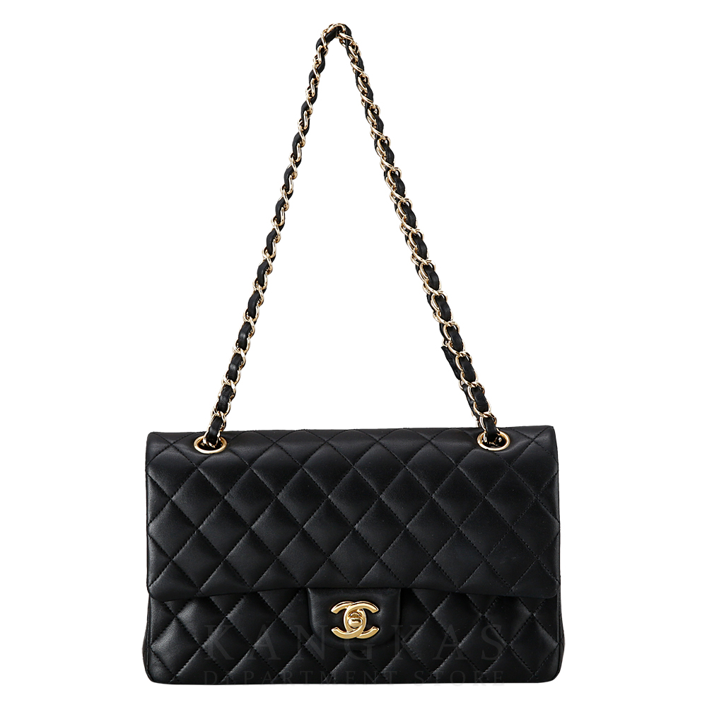CHANEL(USED)샤넬 램스킨 클래식 미듐 플랩백