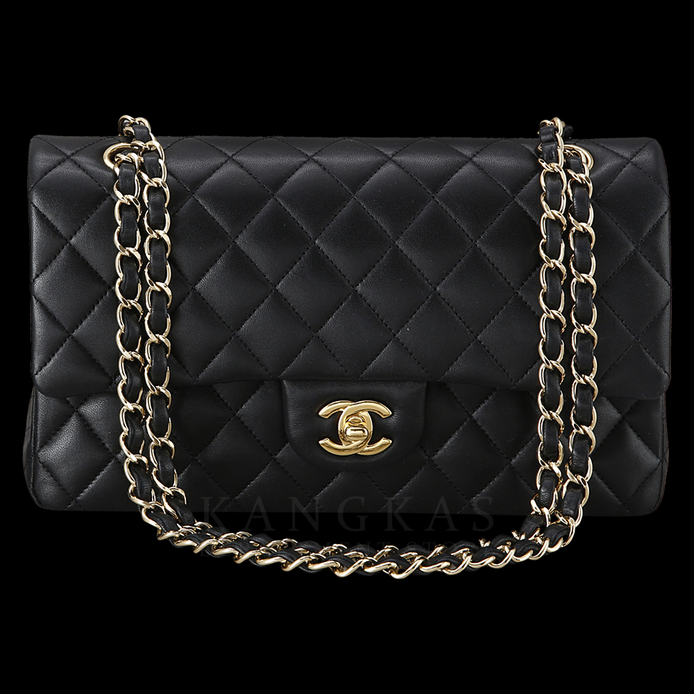 CHANEL(USED)샤넬 램스킨 클래식 미듐 플랩백