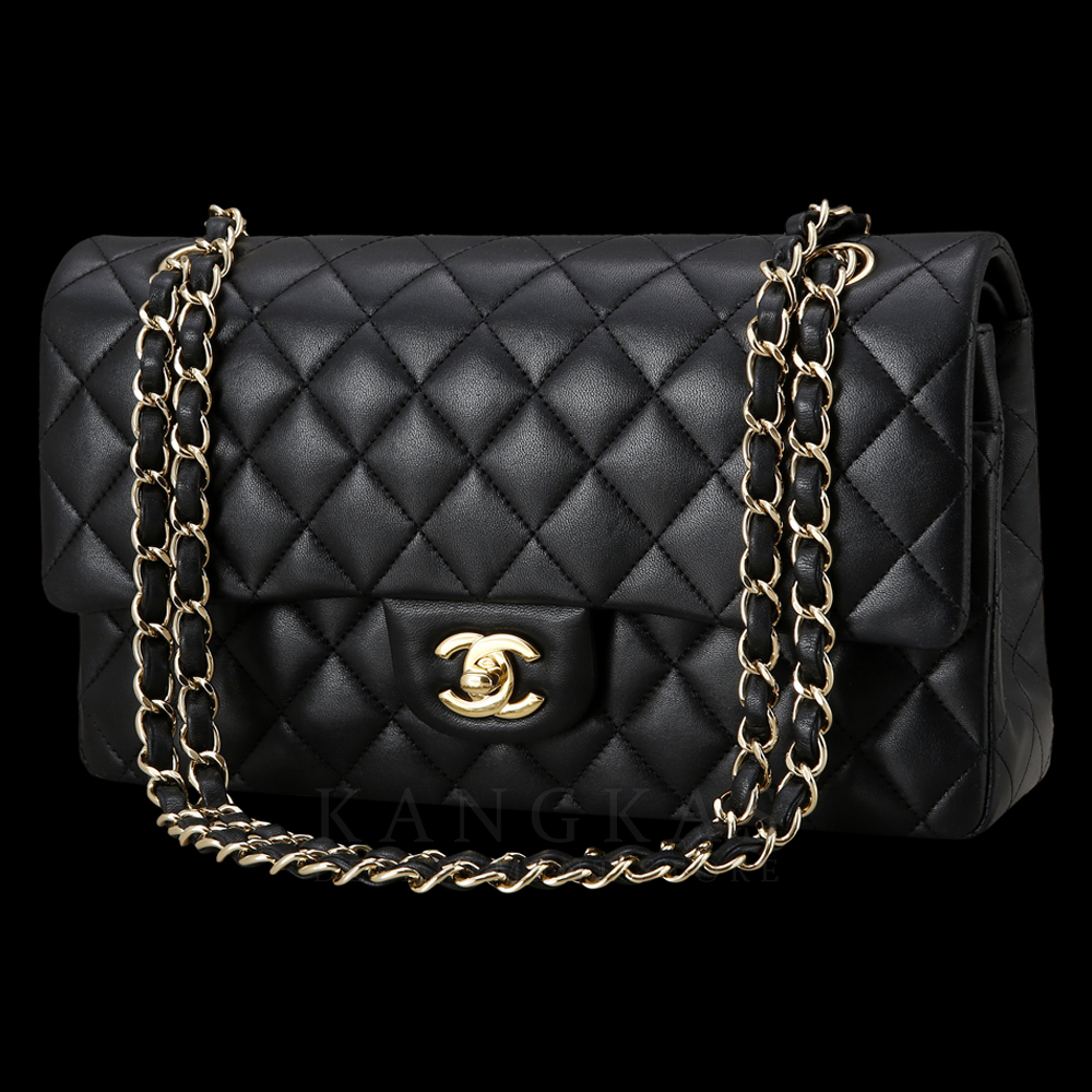 CHANEL(USED)샤넬 램스킨 클래식 미듐 플랩백