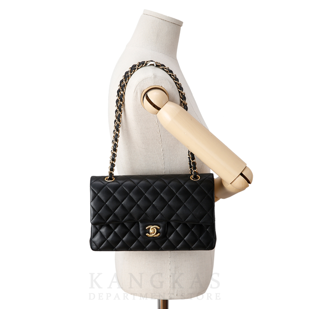 CHANEL(USED)샤넬 램스킨 클래식 미듐 플랩백