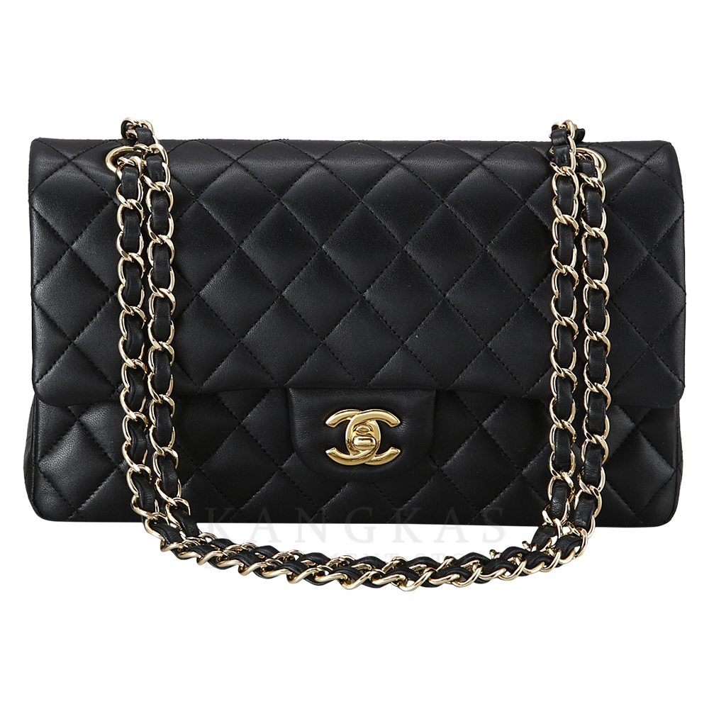 CHANEL(USED)샤넬 램스킨 클래식 미듐 플랩백