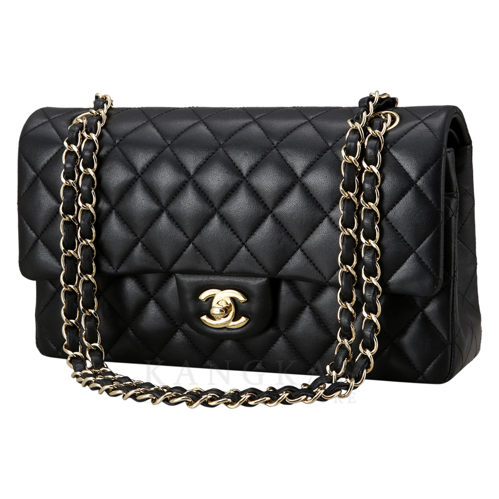 CHANEL(USED)샤넬 램스킨 클래식 미듐 플랩백