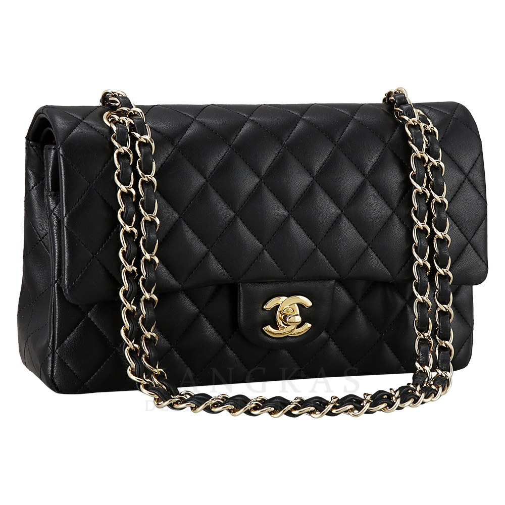 CHANEL(USED)샤넬 램스킨 클래식 미듐 플랩백