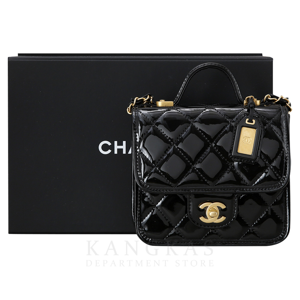 CHANEL(USED)샤넬 시즌 페이던트 탑핸들 플랩백