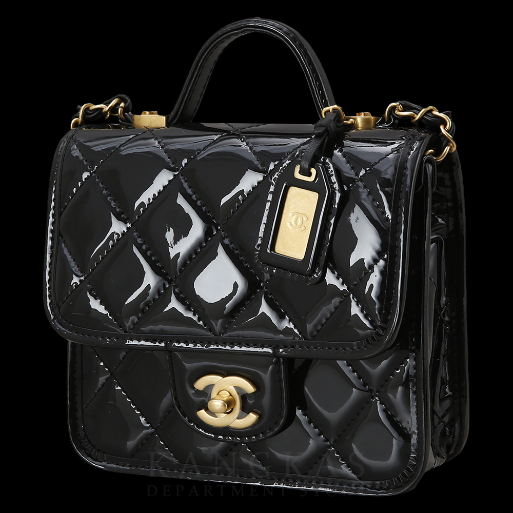 CHANEL(USED)샤넬 시즌 페이던트 탑핸들 플랩백