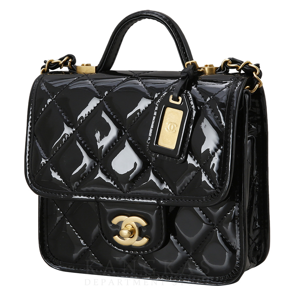 CHANEL(USED)샤넬 시즌 페이던트 탑핸들 플랩백