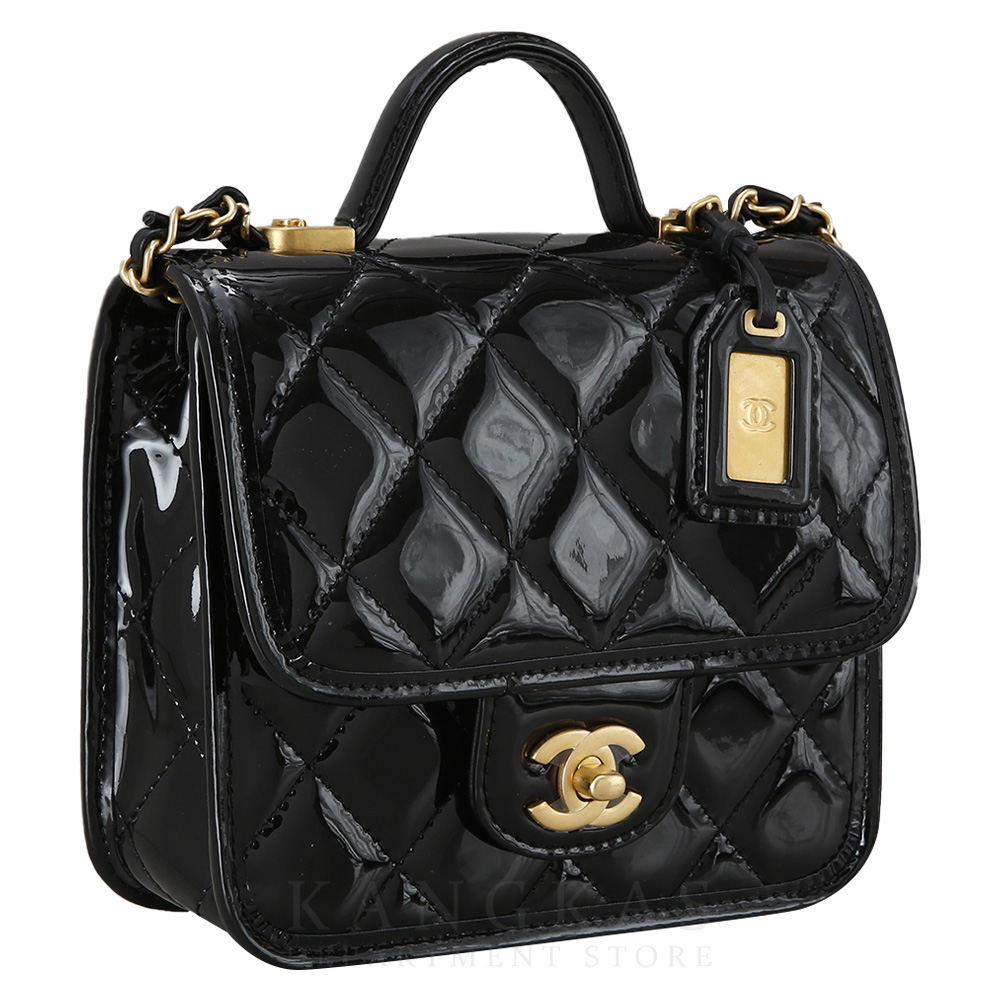CHANEL(USED)샤넬 시즌 페이던트 탑핸들 플랩백