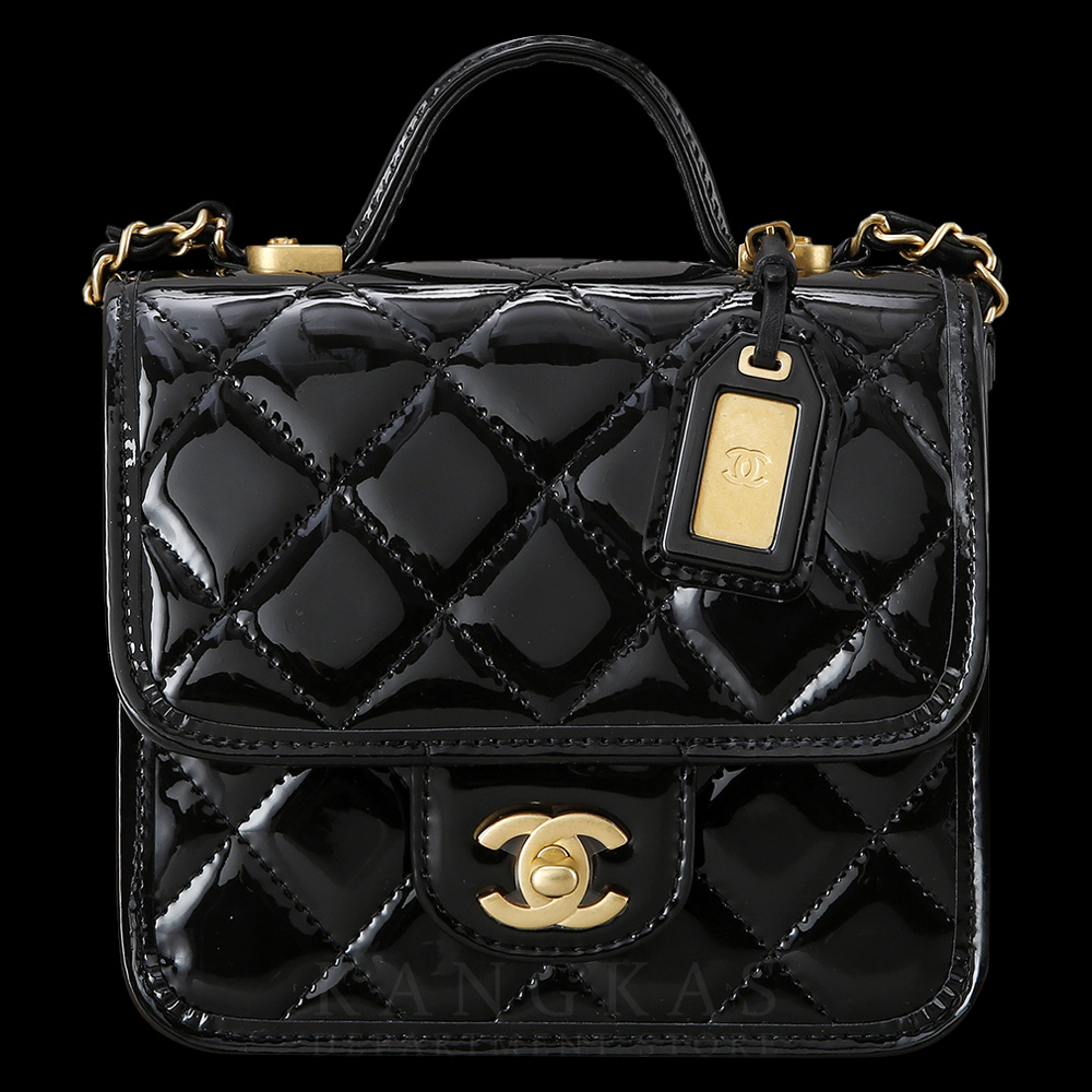 CHANEL(USED)샤넬 시즌 페이던트 탑핸들 플랩백