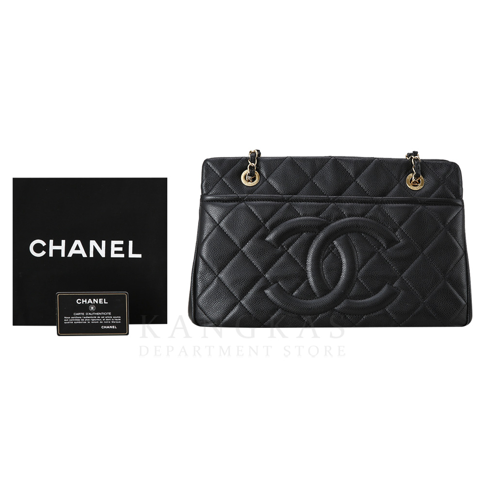 CHANEL(USED)샤넬 소프트캐비어 타임리스 체인 숄더백