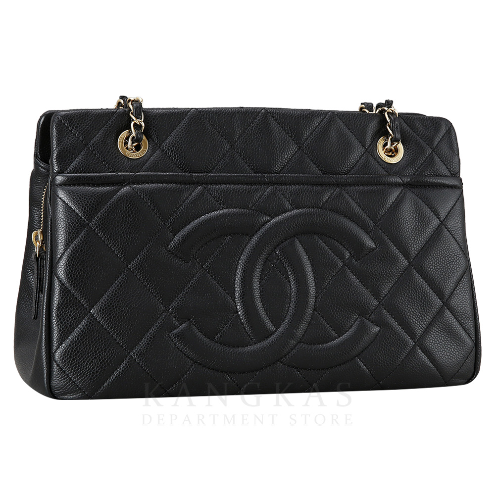 CHANEL(USED)샤넬 소프트캐비어 타임리스 체인 숄더백